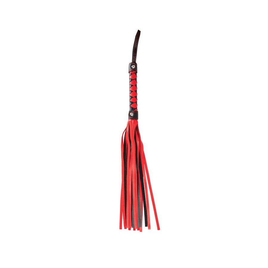 Црно црвен камшик 51cm Black & Red Flogger