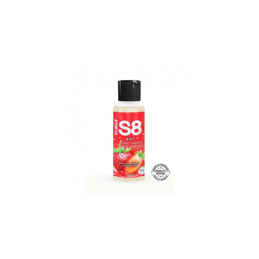 S8 | 4 во1 Dessert Lube Vanilla Strawberry Whipped Cream